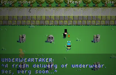 Underweartaker in Legend of Equip > Pants 8 bit 8bit art game halloween pixel sprite videogame