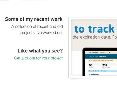 Portfolio thumbnail clean design gallery portfolio website white