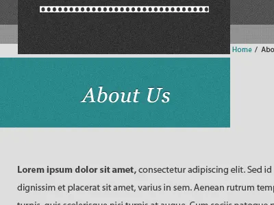 Cinema website section title cinema dark title turquoise wordpress