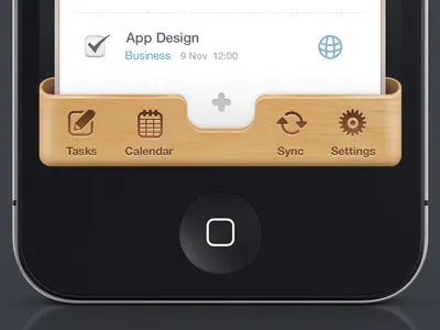 Iphone UI app design icons ios iphone mobile photoshop ui