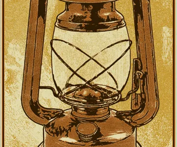 Fall Lantern josh ritter lantern posters screen print
