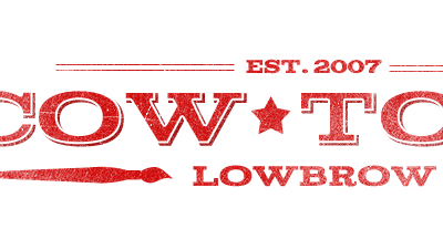 Logo for Art Group logo red typography wide