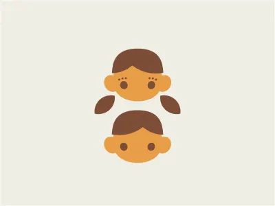 CECI beige brown charity children eyes foundation head heads institute kids logo orange