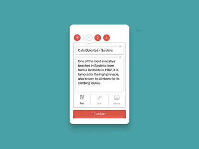 Social multiposting navigation container flow form media multiposting nav navigation obj object post process product design publish resources social speed up ui ux