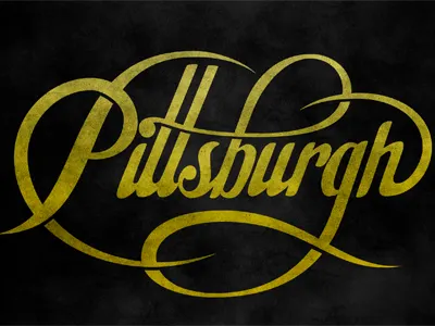 Pittsburgh Script Vector black and yellow eat shit ravens go steelers pgh pittsburgh script type typography