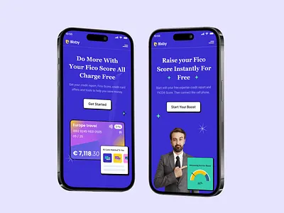 Mobile Responsive - Fico Score Banking Website app app design bank bank app banking finance finance app fintech mobile app mobile app design mobile design mobile responsive mobile responsive web mobile ui responsive responsive design ui ux web design web responsive