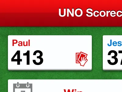 Uno Scorecard #1 ios iphone retina uno user interface