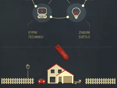 Leaving the office vol. 2 ? bulb car dog golden house icons infographics light office