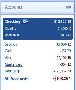Concept design for accountancy software air software ui