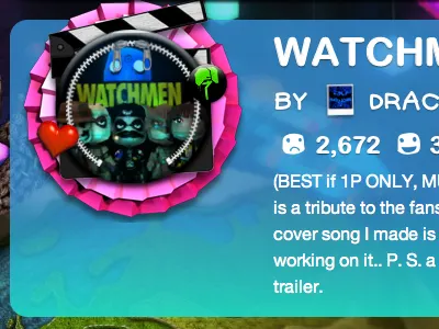LBP.me Level Profile design game network social website