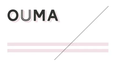 Ouma quick business card business card modern simple
