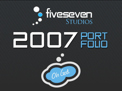 Ye Old Portfolio Site - c. 2007 hideous oh god old portfolio