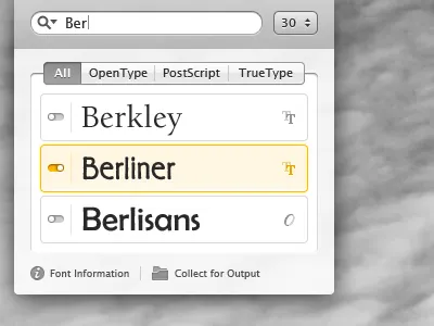Type Manager Utility - Concept type type manager ui