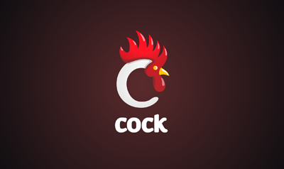 Cock 7gone animal animal logo bird chicken logo cock design icon letter c logo rooster typography