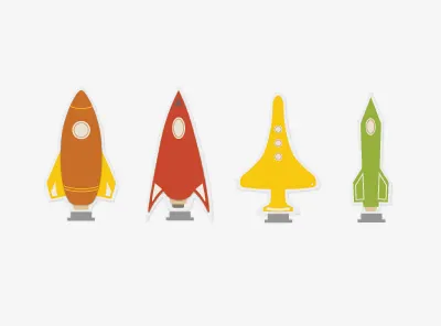Rocket Ships board game
