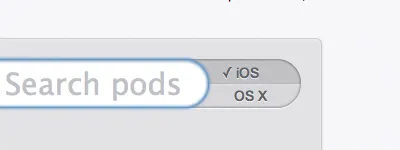 Search pods cocoapods css3 html5 interface rounded ui