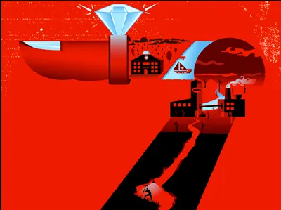 7 of diamonds 3 card diamonds gaming illustration nmn