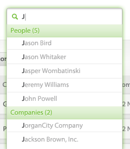 Typeahead suggestions ahead interface search suggestion type ui