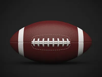 American football ball 3d ball football icon rugby sport sports