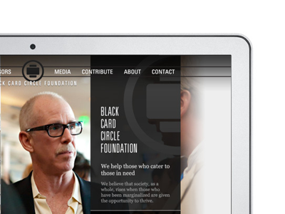 Black Card black card laptop portfolio website
