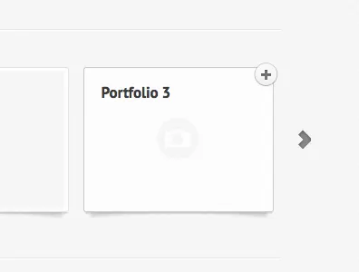 Beveled hover portfolio slider