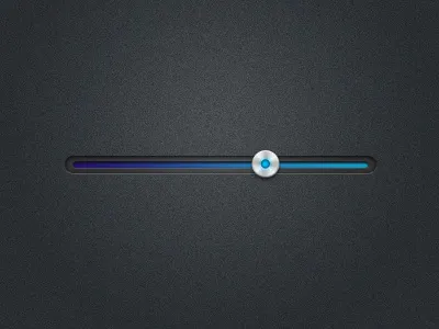 Blue Slide blue free glow gray metal noise psd slide