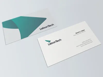 LebonTech Business Card abstract ali arrow brand identity business business card card corporate corporate identity database effendy identity lebon logo designer mark matte finish mockup presentataion printed solutions stationary tech visiting card