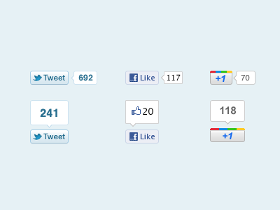 Social Buttons buttons facebook freebie google plus like like button plus plus one button share social tweet tweet button twitter twitter button