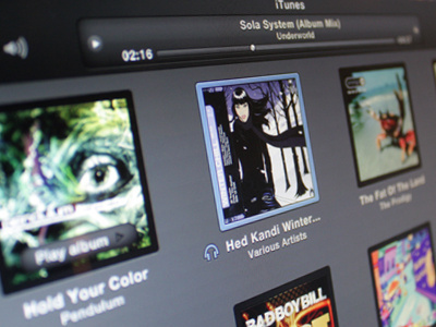 iTunes Dark Grey Top - PSD dark freebie fun grey itunes music psd ui