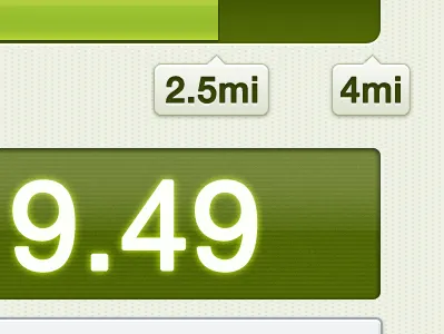 9.49 design display glow green interface ios iphone pattern ui user