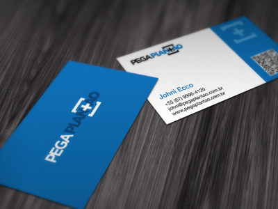 Business Card business card pega plantao print