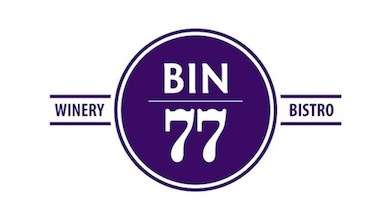 Bin77 Logo Concept design logo purple wine