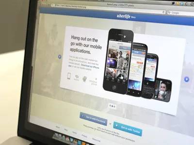 New homepage Uberlife connect devices facebook homepage mobile rotator scroller slider twitter twitteruberlife uberlife