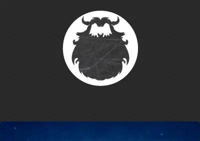 'Le Beareded Mustache clean logo minimal portfolio simple