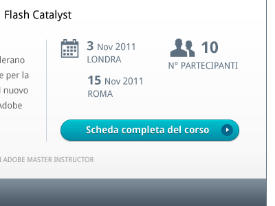Course sheet button buttons clean design icons site web website