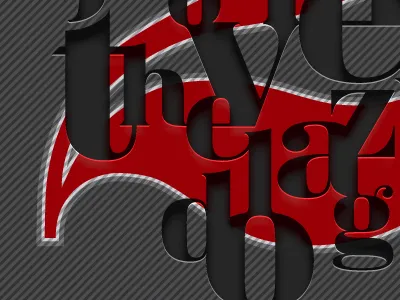 Magnel 2 black font gray illustration red stripes texture typography vector
