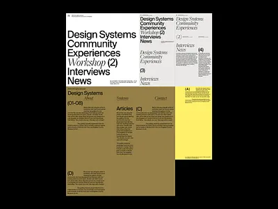 Archived work clean grid layout minimal typeface typography whitespace