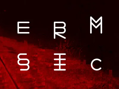"Not a Hipster Music" mix cover audio cover glitch minimal music photo red typography