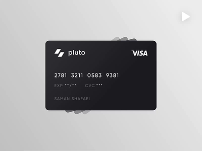 Expense Limit Feature on Pluto App - Animation animation banking card cashapp finance fintech interaction micro interaction minimal motion graphics paypal ui ui animation
