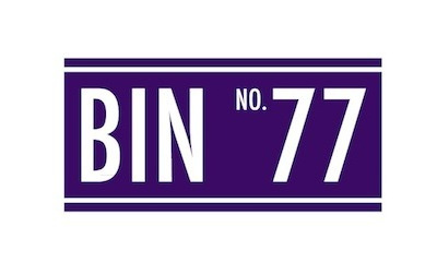 Bin77 Logo Concept design logo purple wine