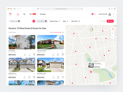 Dashboard - Real Estate agent building buy land clean dashboard design house map properties property real estate real estate agency realestate realtor rent residence simple ui uiux web app