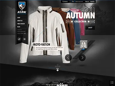 Old pitch direction for a site art direction creative direction design e commerce html rally interactive ui