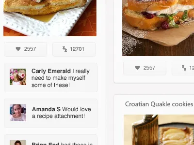 Online Pinboard (Attachment) apple buttons ios ipad lists pinterest ui