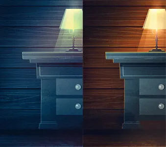 Lamp lamp light wood