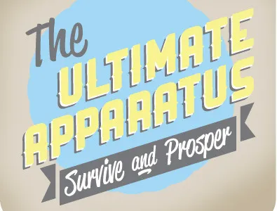 The Ultimate Apparatus branding mark retro steamer