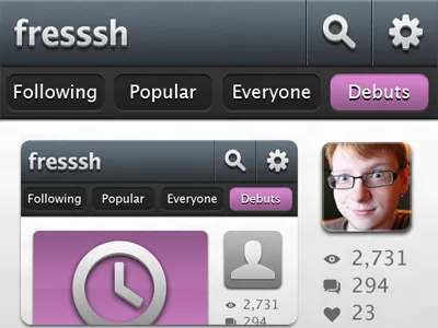 Android App UI android app download photoshop psd resource template ui
