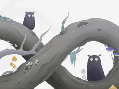 Infinite Life illustrator infinity nature vector zutto