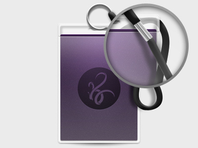 VIP pass icon id lanyard