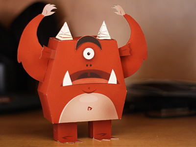 Paper Monster! cyclops monster paper rawr