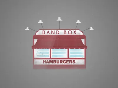 Band Box Diner band box diner food hamburgers